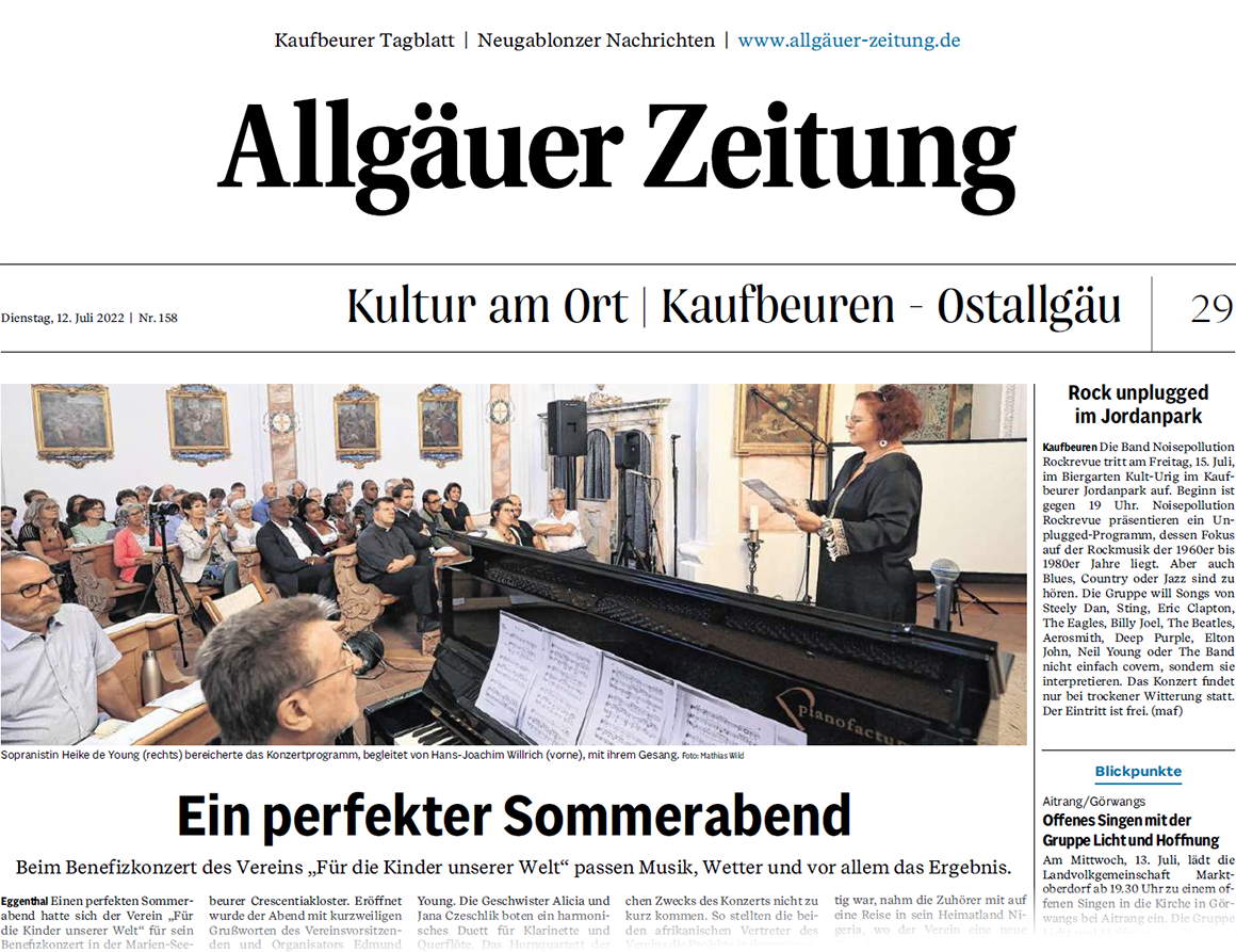 Allgäuer Zeitung vom 12.07.2022